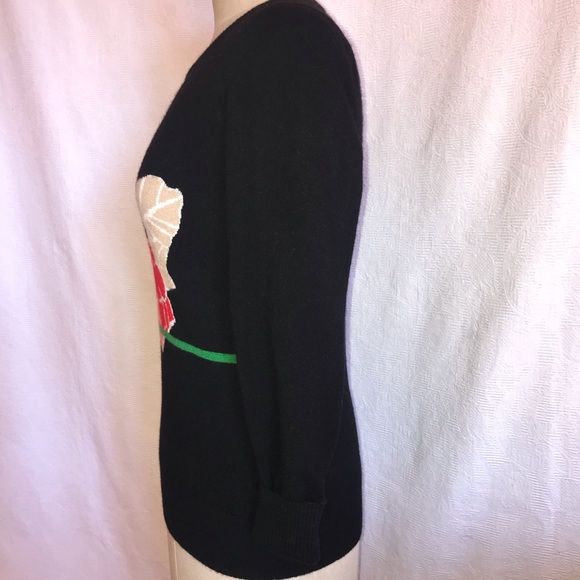 Jack and Lisa black cashmere sweater XS . - Picture 3 of 7